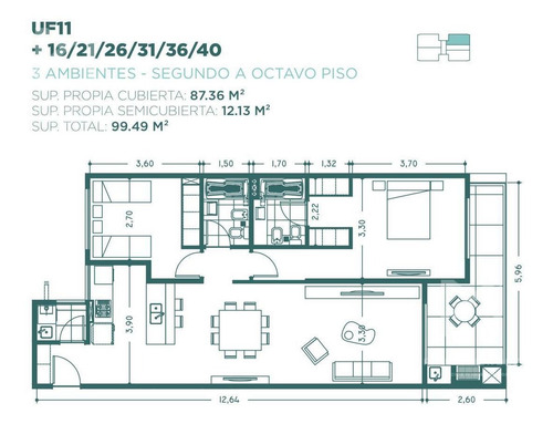 Imagen 6 de 8 de Departamento - Villa Devoto