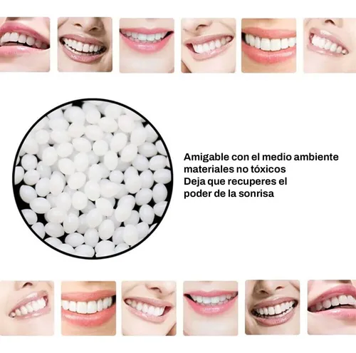 Reemplazo Dental Temporal 5 Dientes + Lápiz Blanqueo Rápido