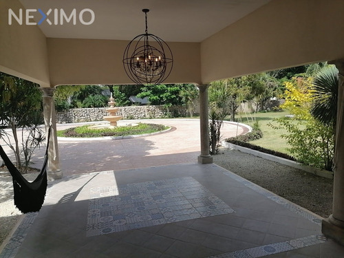 Imagen 20 de 30 de Casa En Venta De Un Piso En Cholul Mérida, Yucatán Con Grandes Jardines Y Alberca