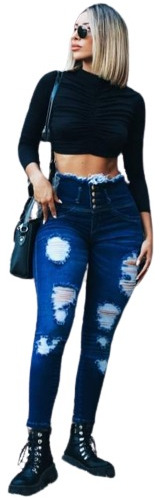 Jeans Elastizados Efecto Push Up- Levanta Cola 