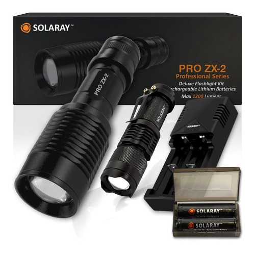 Solaray Pro Zx-2 Professional Series Kit De Linterna T Ác