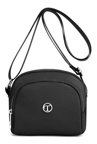 Bolsos Dama Hombro Croosbody Bandolera Moda Para Mujer Color Negro