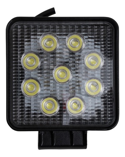 Faro Auxiliar 9v-32v 27w 9 Leds Cuadrado Star