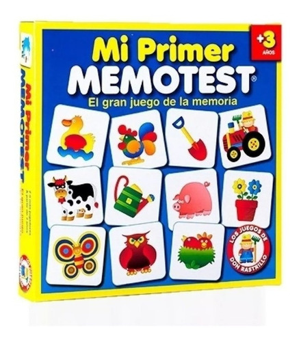 Juego De Mesa Ruibal Mi Primer Memotest 27 Fichas