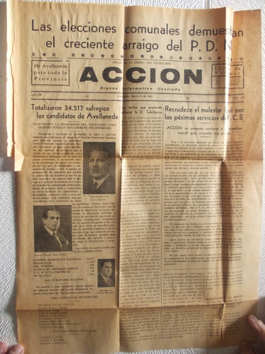 Nº4parcial Diario Accion Avellaneda Nº 103 Marzo 1938 1/5