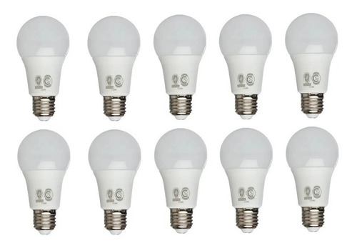 Imagen 1 de 6 de 10 Lámparas Led Sica 13w - Clásica - Luz Fría - Bajo Consumo