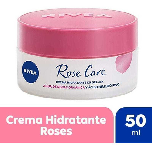 Crema Gel Nivea Rose Care Hidratante X50ml