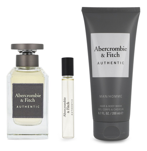 Set Abercrombie And Fitch Authentic 3pzs - Caballero