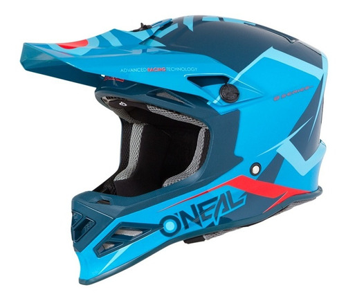 Casco Series 8 Blizzard Oneal Plr Motocross Certifica Dot