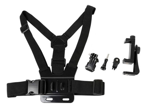 Soporte Celular Ajustable Kit Arnes De Pecho Correa Selfie