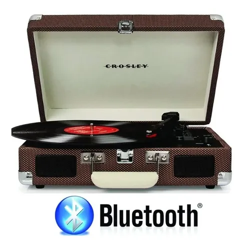 Nuevo Modelo Deluxe!tocadiscos Crosley Tw (tejido)bluetooth