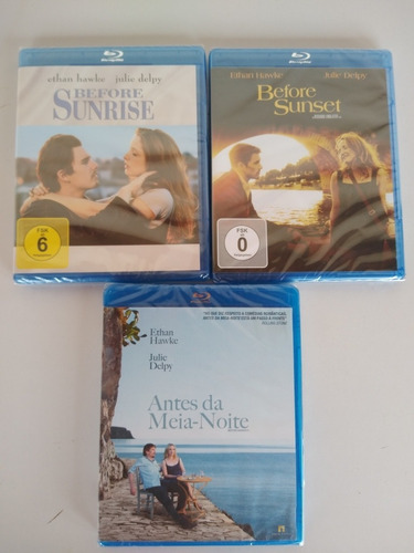 Antes Do Amanhecer + Antes Do Por Do Sol Blu Ray (dublado)