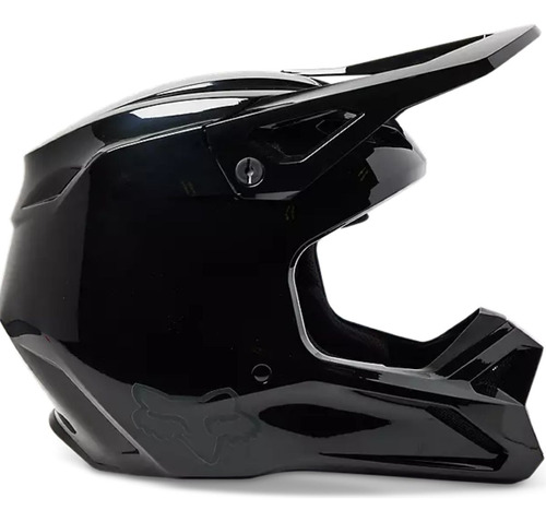 Casco Fox V1 Solid Negro Brillante