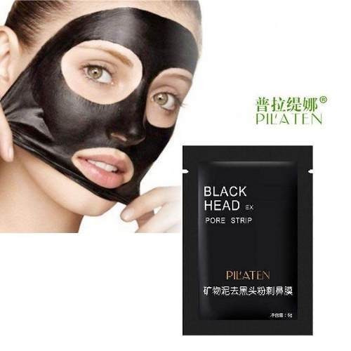 Mascarilla facial para piel Pilaten PILATEN Blackhead Pore Strips 6g y 6mL