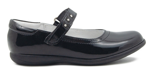 Zapato Niña Balerina Escolar Charol Negro Chabelo 15-26