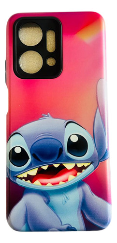 Funda Para Honor X7a Diseño De Stitch Rosa Chicle Diseño De Stitch