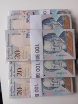 Comprar Paca De 100 Billetes Nuevos Y Consecutivos De 20 Bss B8