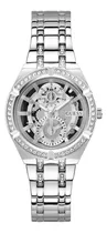 Comprar Pulsera Watch Guess Para Mujer, Tono Plateado, 36 Mm, Esfera