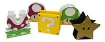 Comprar Servilleteros Mario Bros Combinado De Fomi Paquete 10 Piezas
