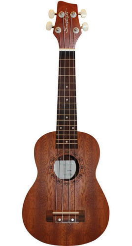 Ukelele Soprano Sawtooth St-uke-ms En Madera De Caoba