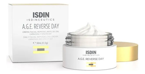 Crema A.G.E Reverse Isdin Isdinceutics para piel todos los tipos de piel de 50mL 51.5g