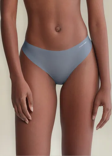 Tanga Gris Invisible Con Logo En El Lateral Calvin Klein