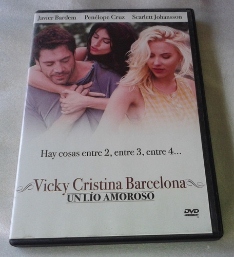 Vicky Cristina Barcelona Un Lio Amoroso Pelicula Dvd Bardem