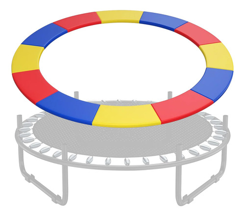 Funda De Seguridad Multicolor Para Trampolines Universal Color De La Lona De Salto Color Del Cobertor De Resortes