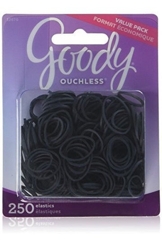 Goody Goody Classics Rubberband, Black, 250-count