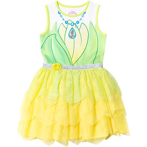 Vestido De Tiana Niñas, Desde Bebés Hasta Niños Gran...