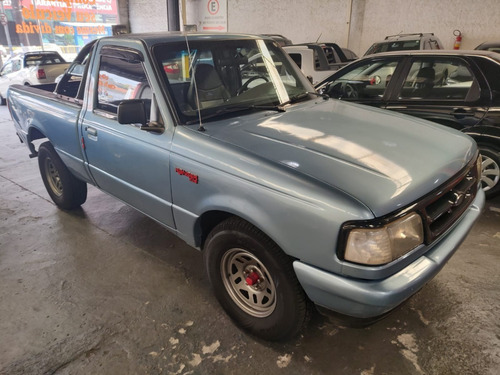 Imagem 6 de 13 de Ranger Xl 4.0 Gasolina V6 1997 Azul Completo Couro Confira