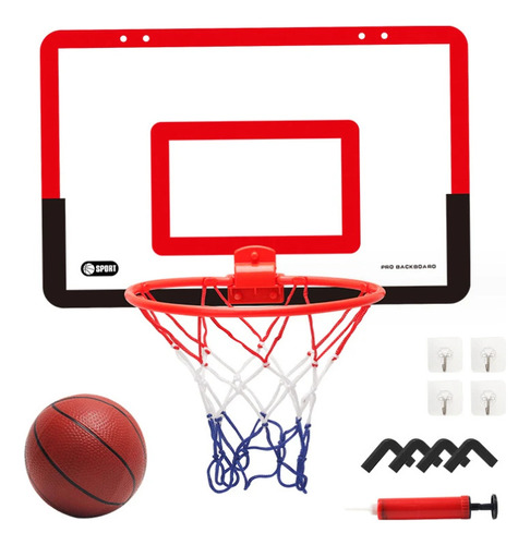 Kit De Canasta De Baloncesto Portátil Montado En La Pared Pa