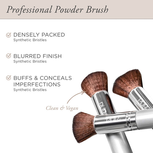 Brocha De Maquillaje Para Belleza, Cincel, Parte Superior Pl