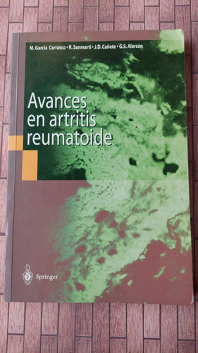Avances En Artritis Reumatoide - Garcia Carrasco, Sanmarti.