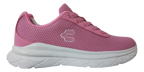Tenis Charly Comodos Rosas Tela Deportivos Dama