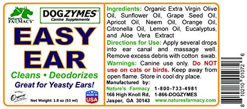 Dogzymes Nature Farmacy Easy Ear - Todo El Limpiador 0j0us