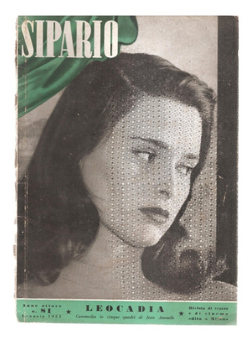 Revista Sipario Teatro Cinema Italiano Nº 81 Gennaio 1953