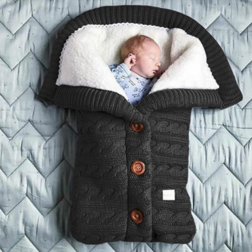 Saco / Manta De Dormir Chiporro Bebes Negro
