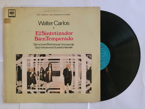 Walter Carlos Sintetizador Bien Temperado Bach Vinilo Moog