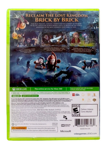 Lego The Hobbit Xbox 360 En Español (Reacondicionado)