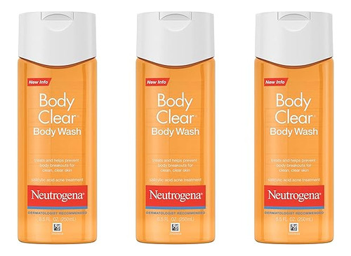 Neutrogena Body Clear Gel De Baño Para Acné Con Glicerina Y 