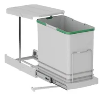 Comprar Porta Residuo Extraible Gris 24lts Cesto Basura Starax 421