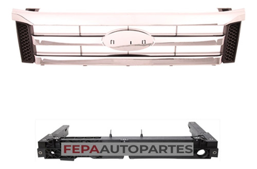 Parrilla Rejilla Frontal Ford Ranger 13 / 16 Cromada Safety