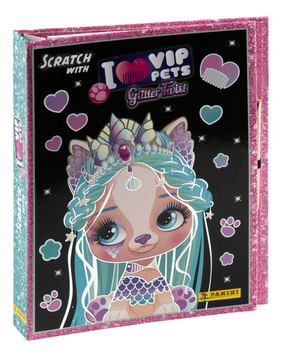 Vip Pets Scratch Book - Glitter Twist - Vv Aa 