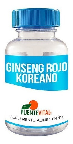Ginseng Rojo Koreano 60 Capsulas Vegetal
