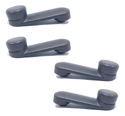 Pack 4 Manillas Alza Vidrio Chevrolet Corsa 2000-2008 - Gris