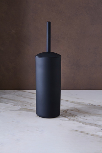 Cepillo Escobilla Limpia Inodoro Paris Black Con Base
