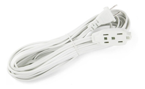 Extensión Eléctrica Para Interiores 7mts 3 Toma Corrientes Color Blanco