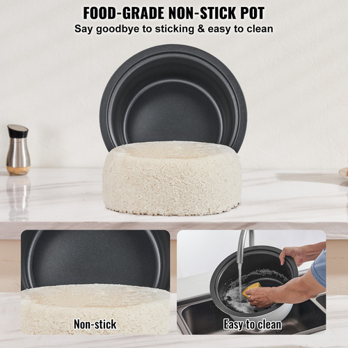 Vevor Olla Arrocera Electrica Comercial 60 Tazas 13l