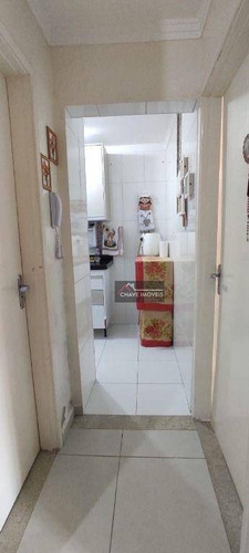 Imagem 10 de 18 de Apartamento Com 1 Dormitório À Venda, 67 M² Por R$ 350.000,00 - Aparecida - Santos/sp - Ap3118